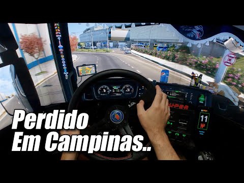 Vamos Buscar a Carga em Campinas - Scania Onboard Realista | Cockpit Três Monitores