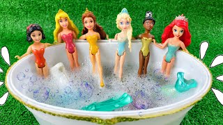 9 Minutes Disney Princess Collection ASMR Satisfying Unboxing | Disney Dolls Relaxing