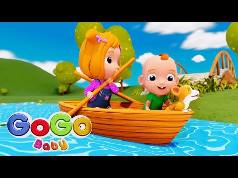 Row Row Row Your Boat 👶 | Nursery Rhyme for Kids | Sing Along!