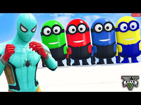 GTA 5 Epic Ragdolls | Spider-Man Jumps/Fails #shots #gta5online