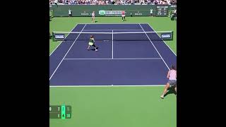 Beatriz Haddad Maia INSANE Point in Doubles #shorts #IndianWells #TennisParadise