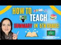 Summarizing Skills in Education