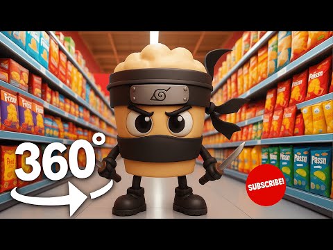 CAPPUCCINO ASSASSINO in the SUPERMARKET! | 360° VR