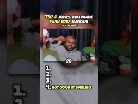 TOP 4 JOKES THAT MADE YEAH MAD FAMOUS! 🤣 #dadjokes