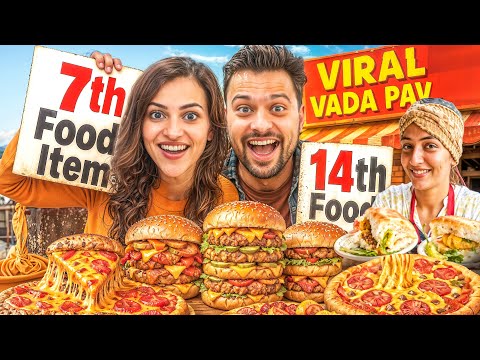 Eating 7th vs 13th Food Item on Menu CHALLENGE 😍