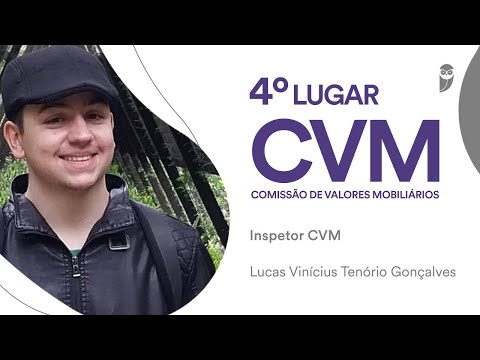 CVM: Conheça Lucas Vinícius, aprovado para Inspetor CVM - Perfil 1 - Mercado de Capitais