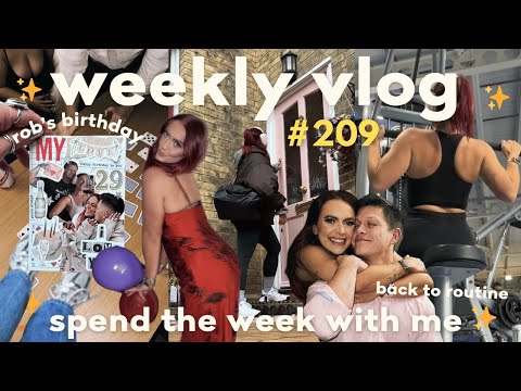 my morning routine, jewellery haul & birthday celebrations 🎂 WEEKLY VLOG 209  | EmmasRectangle