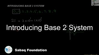 Introducing Base 2 System