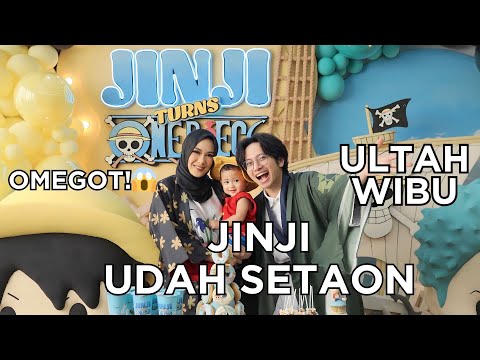 JINJI ULANG TAHUN PERTAMA JADI WIBU