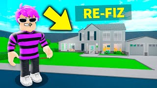 FIZ A FRENTE da MINHA CASA DO BLOXBURG E..