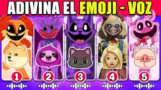 Adivina La Voz y EMOJI De Los CRITTERS SONRIENTES❤️Poppy Playtime🥰Catnap💜 Dog Day❤️Huggy Wuggy