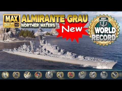 NEW  quot Almirante Grau quot  damage world record  with help   World of Warships