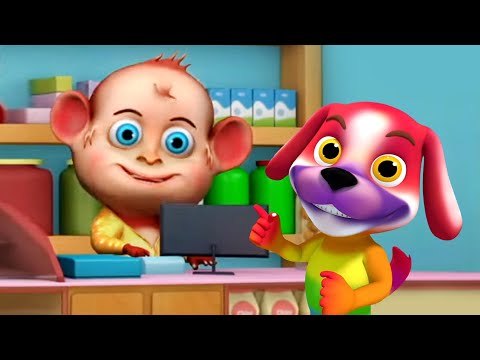 Ek Bandar Ne Kholi Dukaan, এক বানর খুললো দোকান, Bengali Song & More Nursery Rhymes for Toddlers