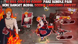 41 KILL SOLO VS SQUAD PAKE BUNDLE PAIN!! HOKII!! CUMA MODAL 500DM LANGSUNG DAPET BUNDLE INI