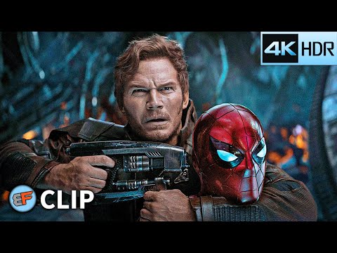 Avengers vs Guardians of the Galaxy | Avengers Infinity War (2018) IMAX 4K HDR Movie Clip