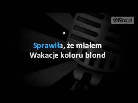 Maciej Kossowski – Wakacje z blondynką (karaoke iSing.pl)