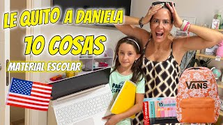 LE QUITO A DANIELA 10 COSAS DE MATERIAL ESCOLAR DE SU HABITACIÓN MIENTRAS ESTA EN USA 🇺🇸 Martina