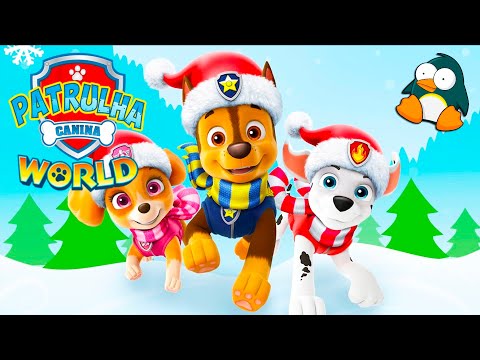 PAW Patrol Patrulha Canina O Jogo em Português 🎄 Os Filhotes Salvam o Natal 🎅 PC Patrulha Pata