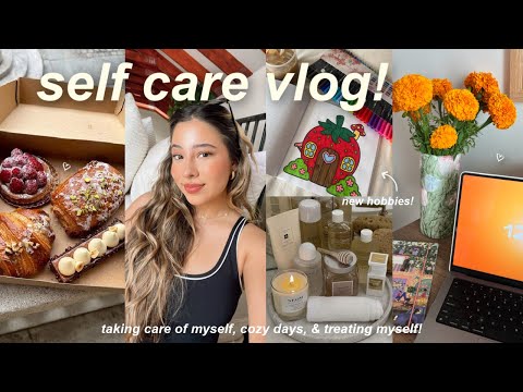 self care days🧸 cozy moments, pamper routine, new hobbies, & taking care of myself!