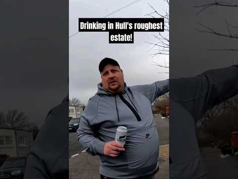 Drinking in hull's dodgiest estate! #hull #travel #shorts