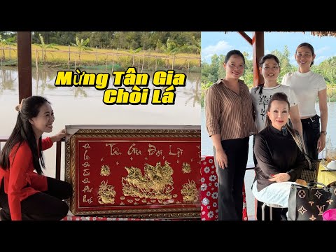 Tiệc Tân Gia Chòi Lá Của Cẩm Vân , Được Dì Kim Loan Tặng Món Quà Bất Ngờ | Cẩm Vân CGMT #