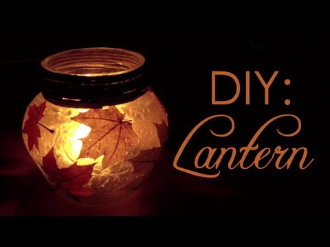 DIY: Autumn Lantern