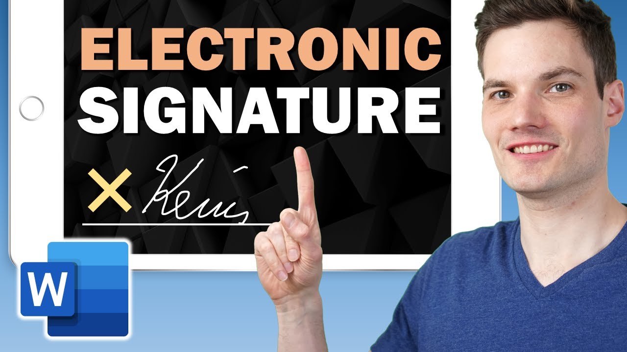 How to Add Signature in Word - Kevin Stratvert