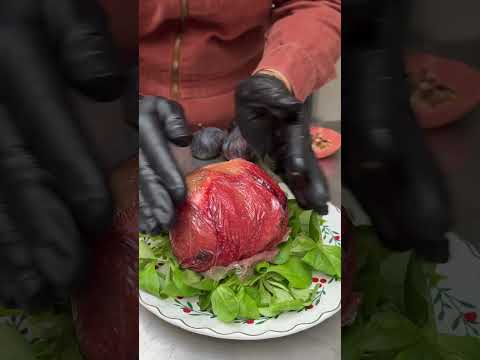 Burrata enveloppée de figues rôties 🌞 #shorts