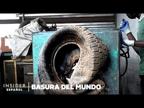 Emprendedora nigeriana recicla neumáticos desechados | Basura del mundo | Insider Business