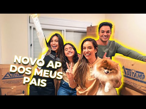 FUI CONHECER O NOVO APARTAMENTO DOS MEUS PAIS EM SP!