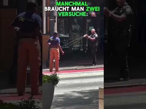 VIEL ZU KRASS für die Polizei? Zwei Versuche bei Festnahme!