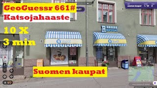 GeoGuessr 661# - suomen kaupat