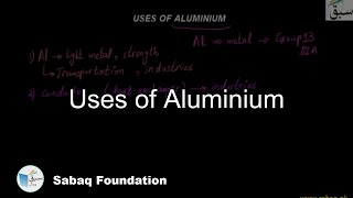 Uses of Aluminium