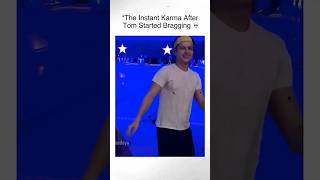 The Instant Karma After Tom Started Bragging 💀😂 #TomHolland #Zendaya #tomdaya