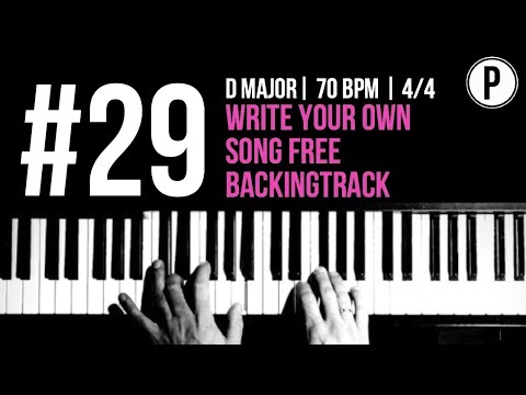 #29 Write Your Own Song Free Piano Music Backingtrack