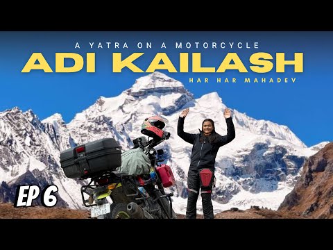 I made it to ADI KAILASH 🏔️- Dream Come True - day 6 || RiderGirl Vishakha 🇮🇳