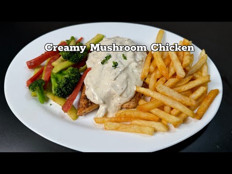 How to make a CREAMY MUSHROOM CHICKEN? Watch full recipe|