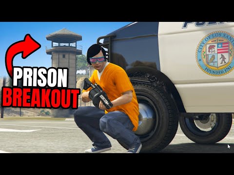 Breaking Criminal out of Prison in GTA 5 RP