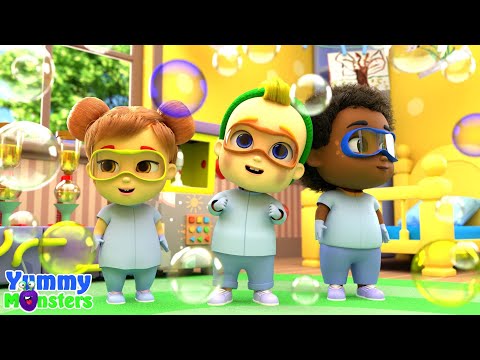 Play Outside Bubbles Song | YummyMonsters Nursery Rhymes & Kids Songs🎵