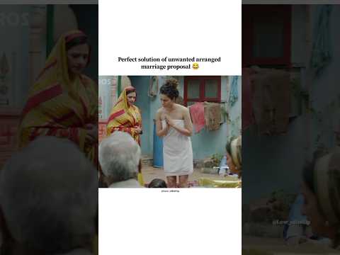 Trick to avoid unwanted marriage proposal 😂#kanganaranaut #bollywood #actress #shortsfeed #shorts