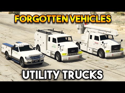 GTA 5 ONLINE : WHICH IS BEST UTILITY TRUCK? (FORGOTTEN VEHICLES #1)