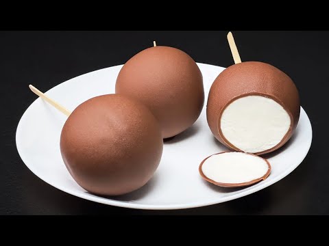 Nur Milch und Schokolade! Köstliches hausgemachtes Eis in 5 Minuten