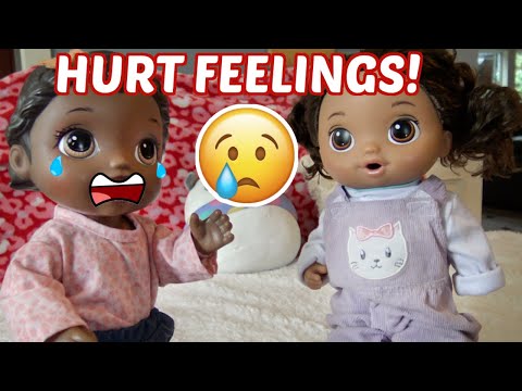 BABY ALIVE gets HURT FEELINGS! The Lilly and Mommy Show! PLAY DATE PROBLEMS! FUNNY KIDS SKIT!