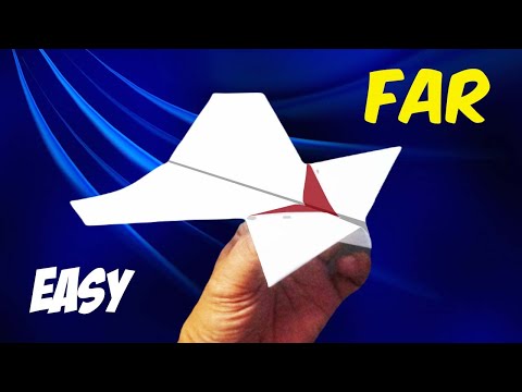 WORLD RECORD Paper plane - How to Make a Paper Airplane for Distance Flies Far - Little Canard