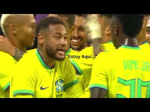 A Neymar no le gustó algo y lo retó a Vinícius