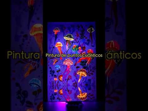 ¿Una PINTURA que BRILLA en la OSCURIDAD? #miwuscienceespañol #miwuscience #shorts #ciencia