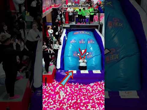 Permainan Trampolin Yang Sangat Kocak‼️🤣 #senimrbud #hiburan