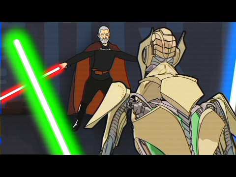 Count Dooku trains General Grievous