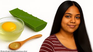 A Korean hairdresser showed me this recipe for fast hair growth! Aloe vera hair mask! 🌵✨