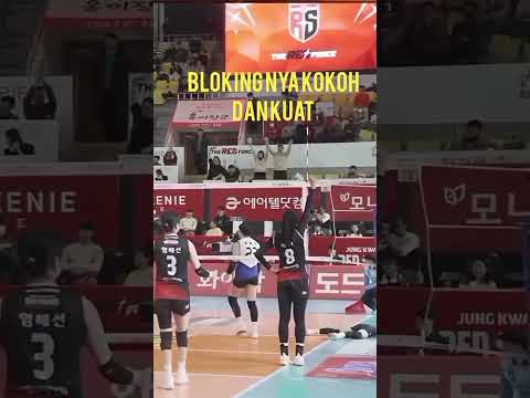 tangan Mega gak terpental sedikitpun 😅 #volleyball #megawatihangestriligakorea #pk #servis #volley